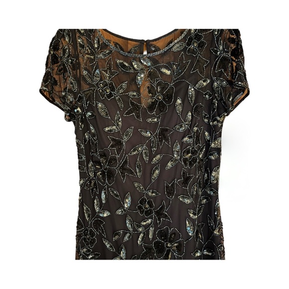 Adrianna Papell Blue Sequin Embellished Gown for Wedding/Mother of the Bride - Picture 5 of 5